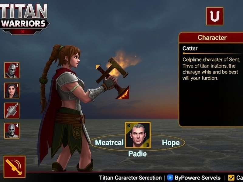 Titan Warriors Character Customization